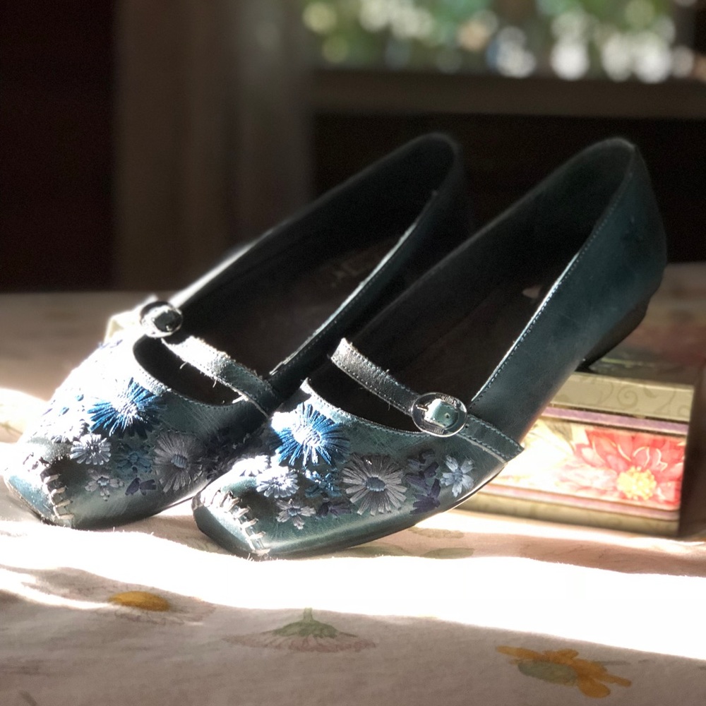 Pikolino MaryJane Ballet toe shoe, leather. Sz 39